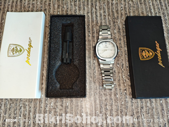Poedagar 613 Business Quartz Luxury Stainless Steel Watch
